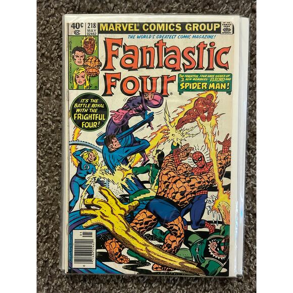 Fantastic Four Vol. 1 #215, 216, 217, 218, 219, 220, 222 (1980 Marvel) Lot of 7 - Picture 5 of 8